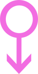 Symbol for female gender